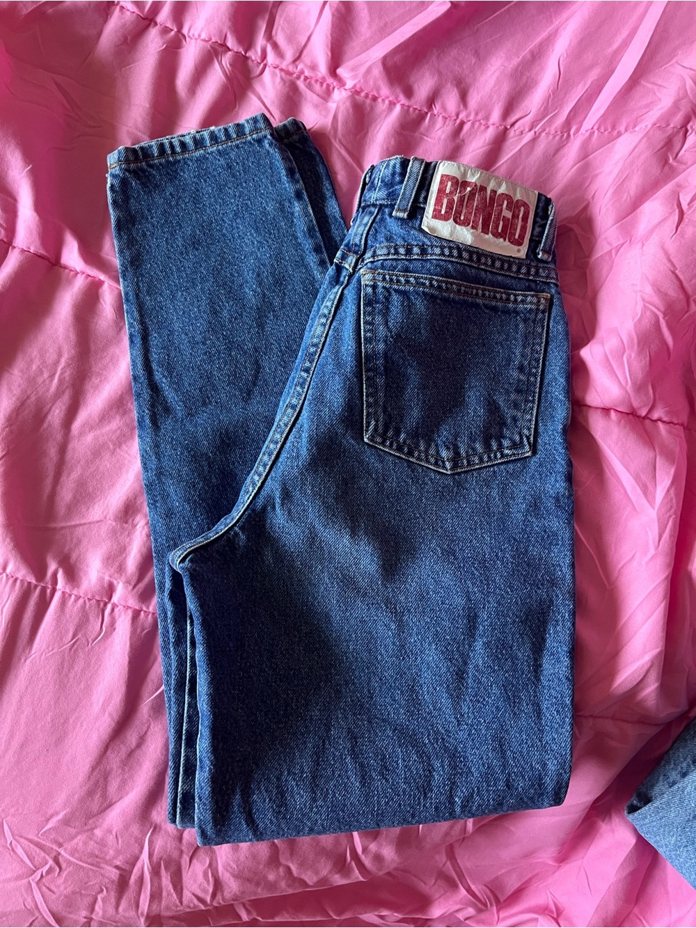 BONGO Dark Blue Cropped Women's Jeans